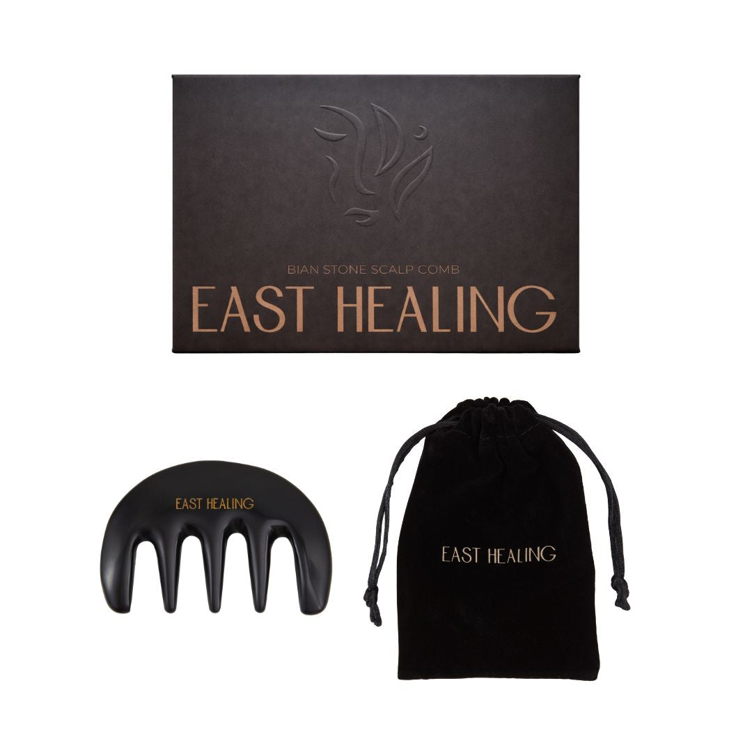 Bian Stone Scalp Gua Sha Comb