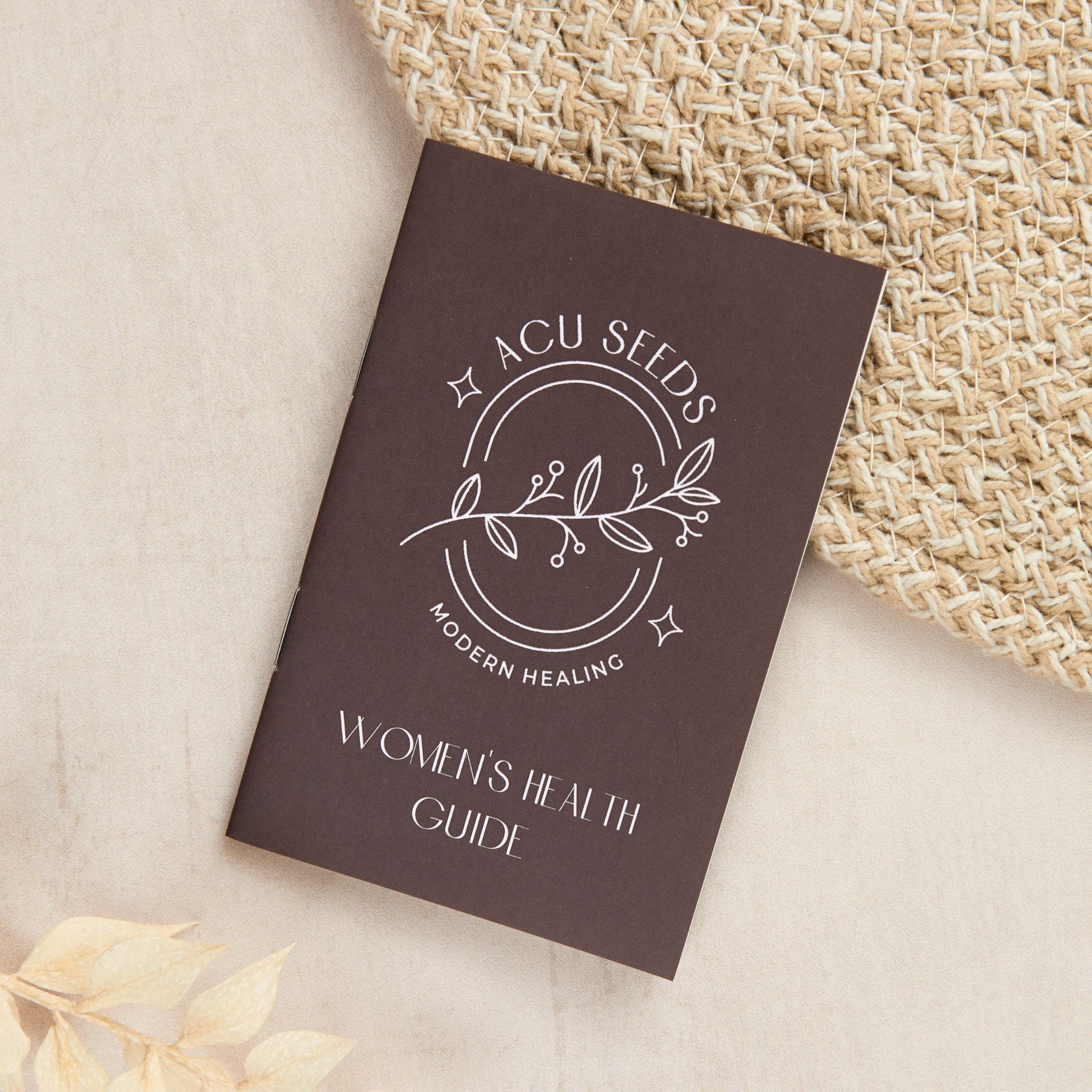image of acu seed health guide booklet