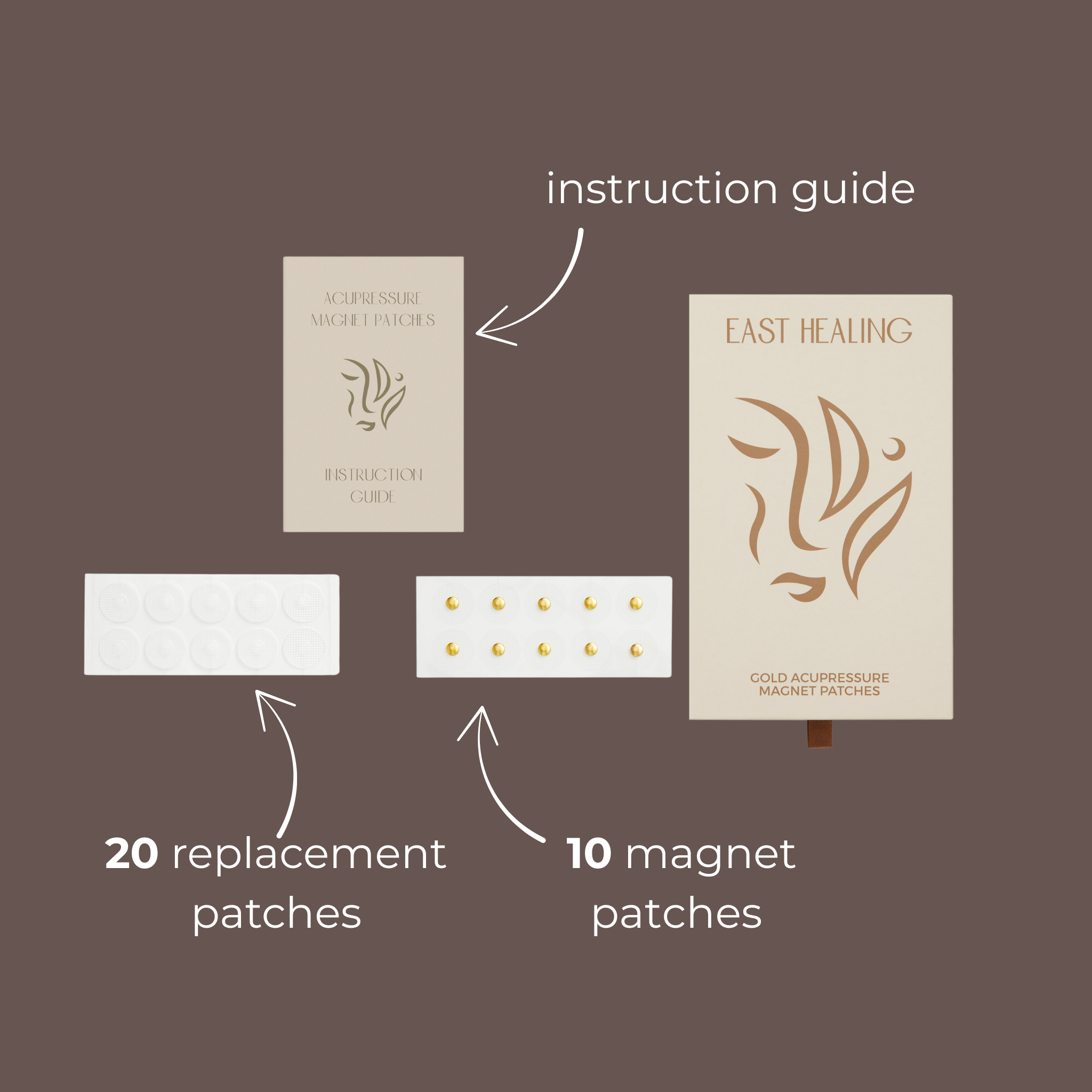 Gold Acupressure Magnet Patches image