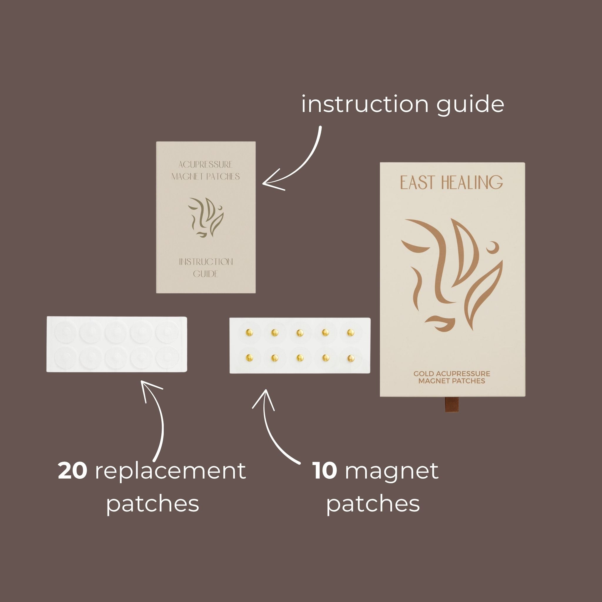 Gold Acupressure Magnet Patches image