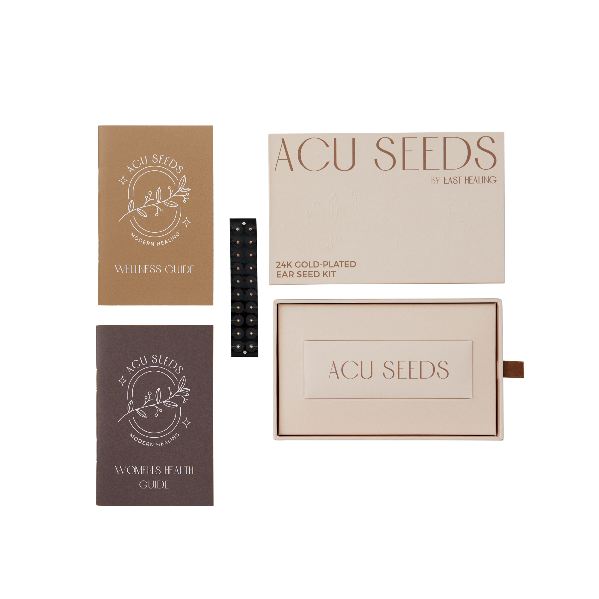 Acu Seeds Women's Health Gold/Silver Ear Seed Kit Bundle image