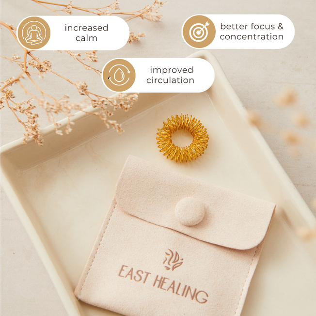 Gold Acupressure Ring